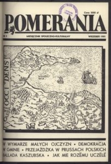 Pomerania : miesięcznik społeczno-kulturalny, 1991, nr 9