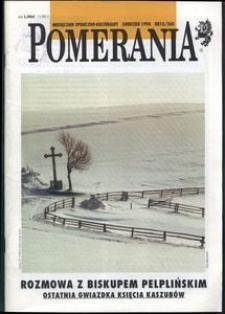 Pomerania : miesięcznik społeczno-kulturalny, 1994, nr 12
