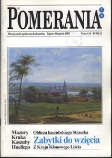 Pomerania : miesięcznik społeczno-kulturalny, 1995, nr 7-8