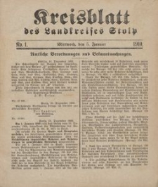 Kreisblatt des Stolper Kreises, 1910