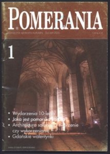 Pomerania : miesięcznik społeczno-kulturalny, 2000, nr 1
