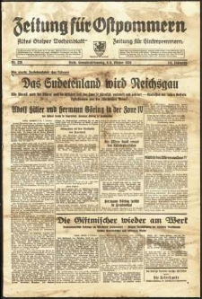 Zeitung für Ostpommern Nr. 236/1938