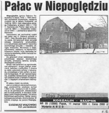 Pałac w Niepoględziu