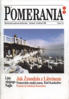 Pomerania : miesięcznik społeczno-kulturalny, 1998, nr 11-12