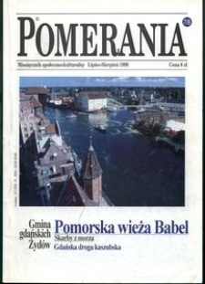 Pomerania : miesięcznik społeczno-kulturalny, 1999, nr 7-8