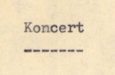 Koncert