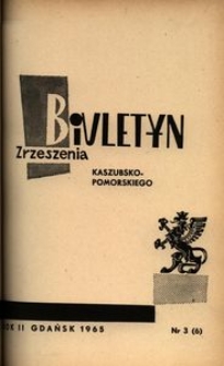 Biuletyn Zrzeszenia Kaszubsko-Pomorskiego, 1965, nr 3