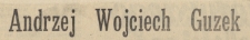 Andrzej Wojciech Guzek