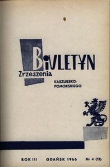 Biuletyn Zrzeszenia Kaszubsko-Pomorskiego, 1966, nr 4