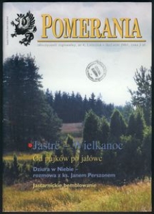 Pomerania : miesięcznik regionalny, 2001, nr 4