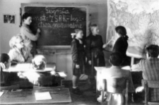 Lekcja geografii w szkole podstawowej