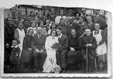 Wesele Damwitza (syna muzyka z Łupawy, siedzącego na zdjęciu obok panny młodej)