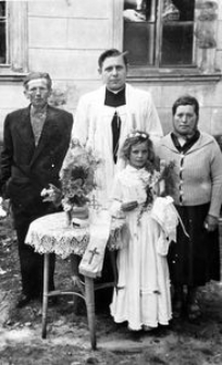 Helena Karwowska's First Communion
