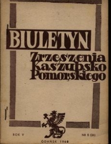 Biuletyn Zrzeszenia Kaszubsko-Pomorskiego, 1968, nr 5