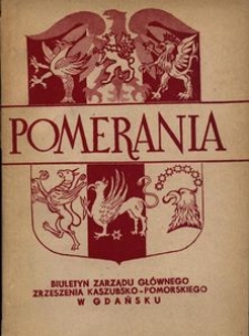 Pomerania : biuletyn Zarządu Gł&oacute;wnego Zrzeszenia Kaszubsko-Pomorskiego, 1969, Nr 3-4