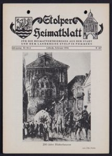 Stolper Heimatblatt für die Heimatvertriebenen aus der Stadt und dem Landkreise Stolp in Pommern Nr. 12/1958