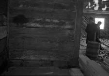 Chata zrębowa w budowie - Lipuska Huta [10]