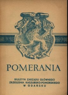Pomerania : biuletyn Zarządu Głównego Zrzeszenia Kaszubsko-Pomorskiego, 1972, nr 2