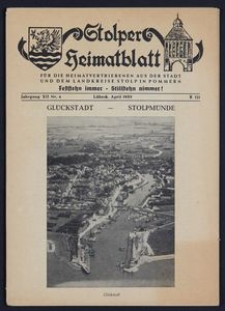 Stolper Heimatblatt für die Heimatvertriebenen aus der Stadt und dem Landkreise Stolp in Pommern Nr. 4/1959