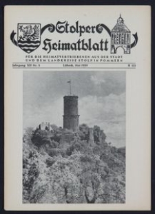 Stolper Heimatblatt für die Heimatvertriebenen aus der Stadt und dem Landkreise Stolp in Pommern Nr. 5/1959