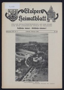 Stolper Heimatblatt für die Heimatvertriebenen aus der Stadt und dem Landkreise Stolp in Pommern Nr. 2/1961