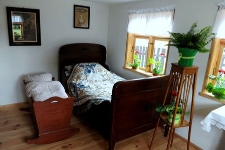 Chamber (bedroom) in the Museum of Pomeranian Folk Culture in Swołowo