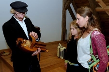 Instrument muzyczny ludowy w Muzeum Kultury Ludowej Pomorza w Swołowie (2)