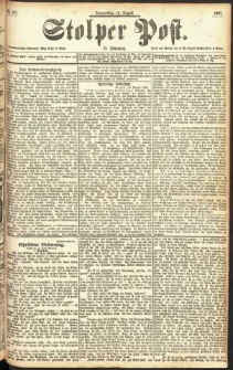 Stolper Post Nr. 187/1897