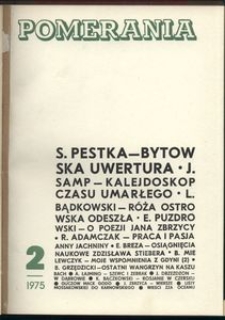 Pomerania : miesięcznik społeczno-kulturalny, 1975, nr 2