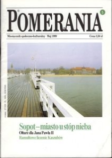 Pomerania : miesięcznik społeczno-kulturalny, 1999, nr 5