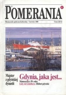 Pomerania : miesięcznik społeczno-kulturalny, 1999, nr 6