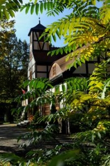 Wozownia Bismarcka w Warcinie jesienią