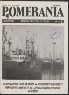 Pomerania : miesięcznik społeczno-kulturalny, 1993, nr 6