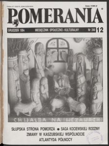 Pomerania : miesięcznik społeczno-kulturalny, 1993, nr 12