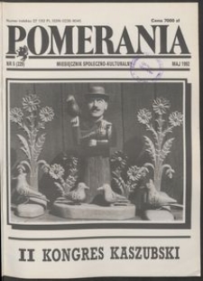 Pomerania : miesięcznik społeczno-kulturalny, 1992, nr 5