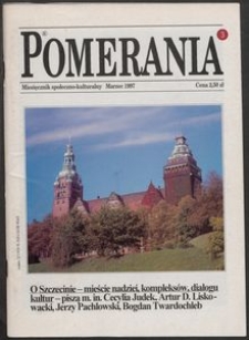 Pomerania : miesięcznik społeczno-kulturalny, 1997, nr 3
