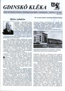 Gdinsk&ocirc; Kl&euml;ka : pismo Gdyńskiego Oddziału Zrzeszenia Kaszubsko-Pomorskiego. Nr 2 (38) 2006
