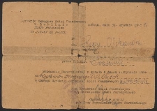 [Zawiadomienie Kępy, Aleksandra]