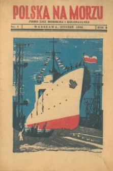 Polska na Morzu, 1936, nr 1
