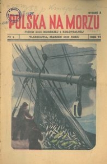Polska na Morzu, 1939, nr 3, wydanie A