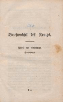 Hinterlassene Werke Friedrichs II Königs von Preussen, Band 15