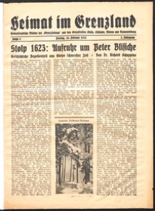 Heimat im Grenzland Nr. 1/1937