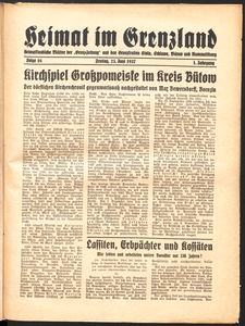 Heimat im Grenzland Nr. 16/1937