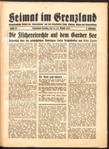 Heimat im Grenzland Nr. 23/1937