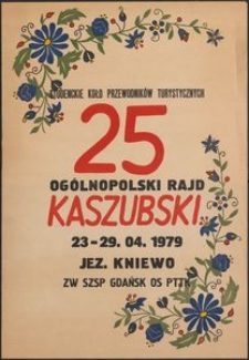 [Plakat] : 25 Ogólnopolski Rajd Kaszubski