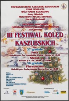 [Plakat] : III Festiwal Kolęd Kaszubskich