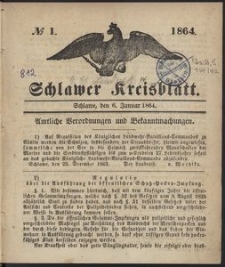 Kreisblatt des Schlawer Kreises 1864
