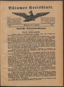 Bütower Kreisblatt 1912