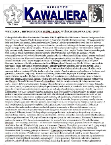 Kawaliera : biuletyn Koła nr 21, 2013, nr 1