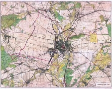 &Uuml;bersichtsplan vom Stadtkreis Stolp i Pom. Erg&auml;nzt und auf die Gegenwart berichtigt durch das Stadtvermessungsamt Stolp. [Mapa przeglądowa powiatu grodzkiego Słupsk na Pomorzu, uzupełniona i dostosowana do stanu obecnego przez Miejski Urząd Geodezyjny Słupsk ]